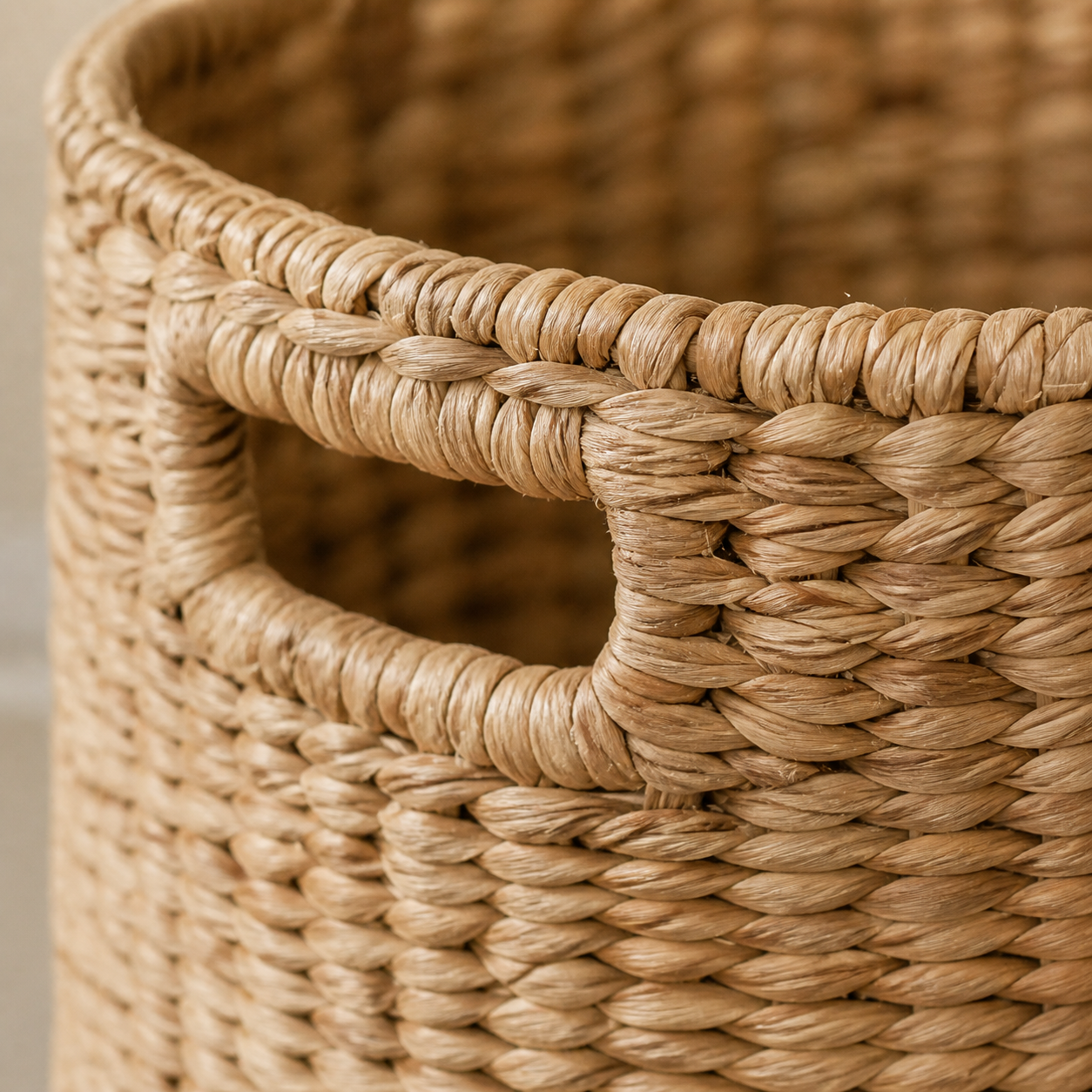 Ancient of Days Antiques Woven Storage Basket detail product image