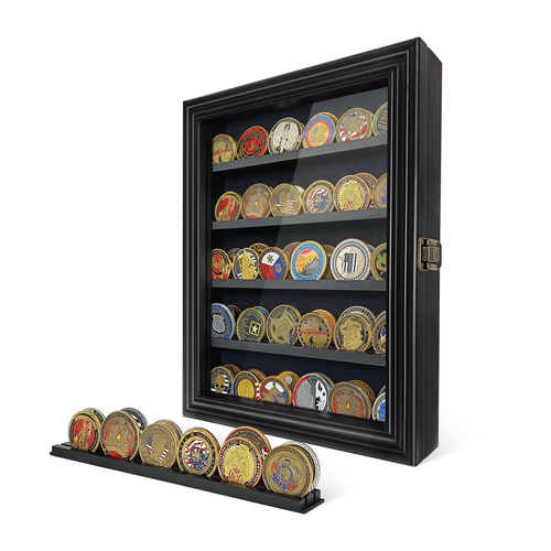 Antique Coin Display Box Travel Size product photo